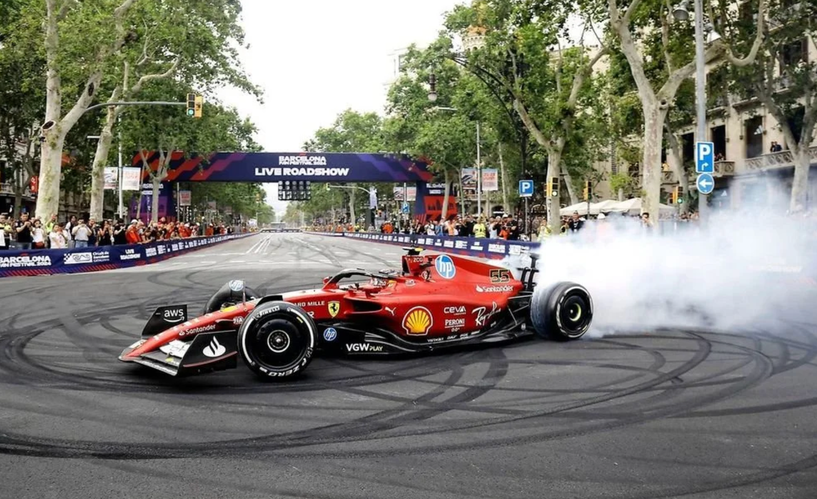 Barcelona's last race