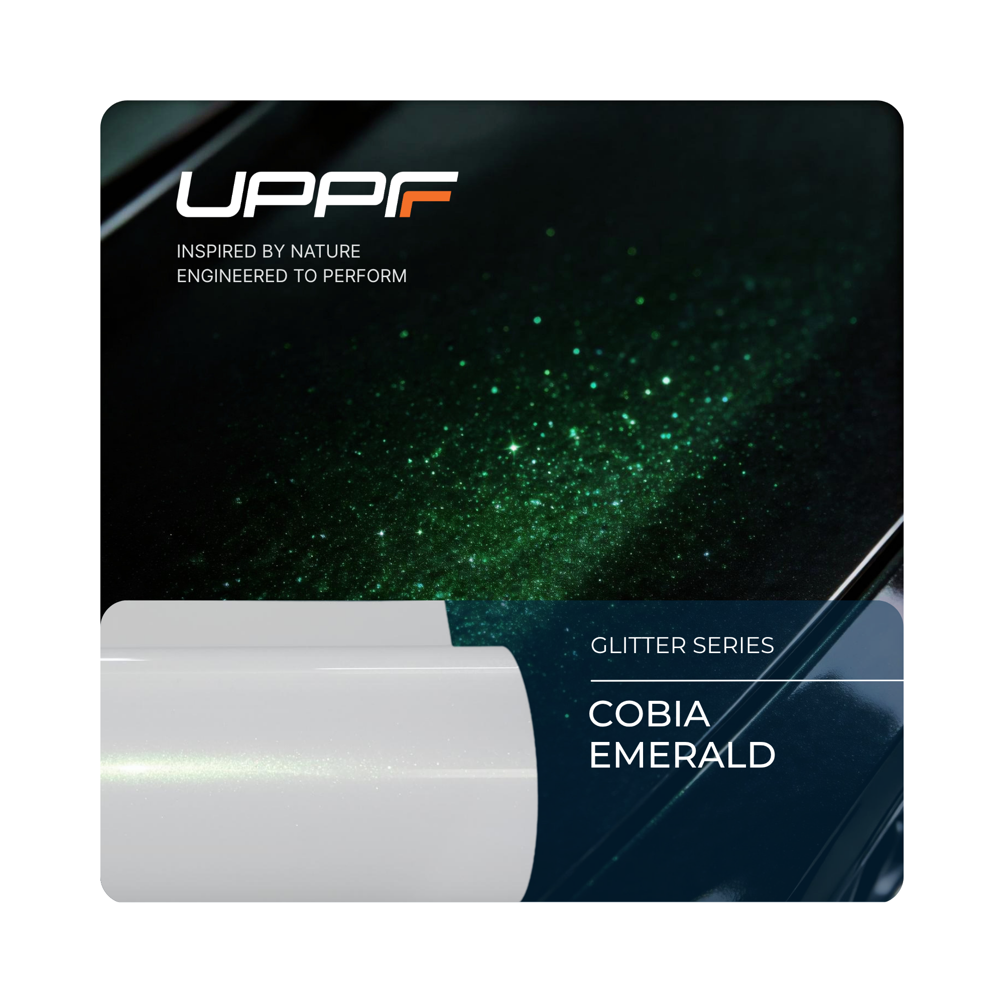 Cobia Emerald glitter paint protection film