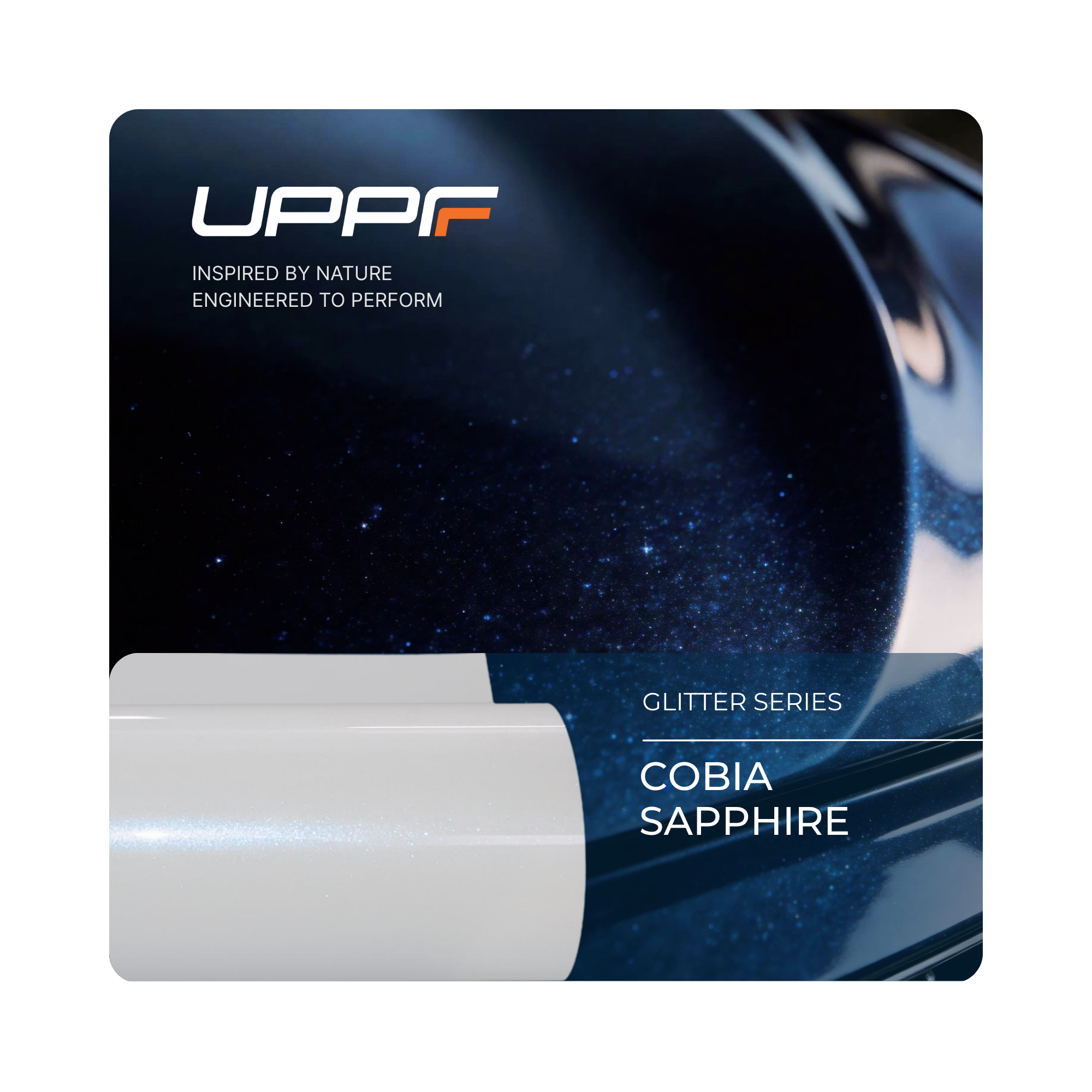 Cobia Sapphire glitter paint protection film
