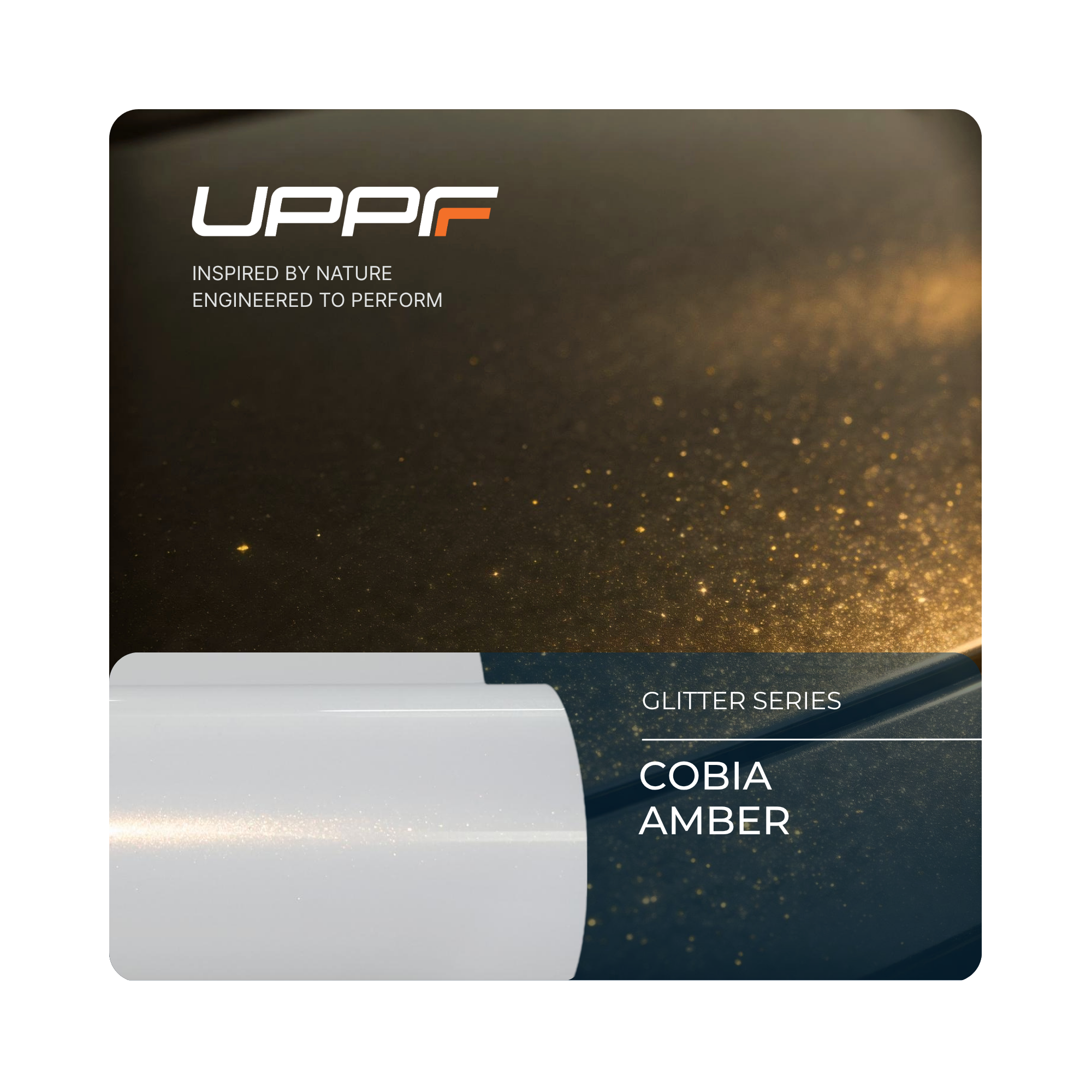 Cobia Amber glitter paint protection film